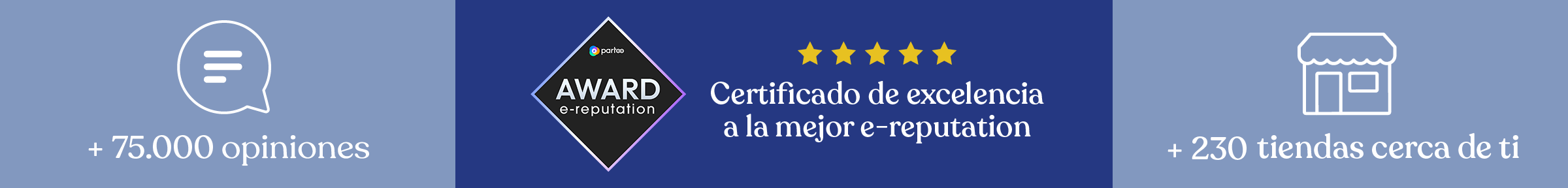 Certificado de expelencia a la mejor e-reputation - Opiniones colchones Bed's